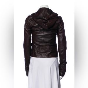 AUTHENTIC Mike & Chris black leather jacket size M